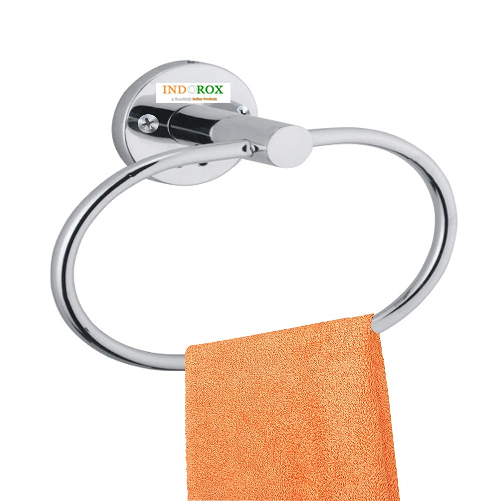 Indorox Towel Ring Holder Stainless Steel Silver Oval Design (B071W3SVWL) Amazon Price History, Amazon Price Tracker