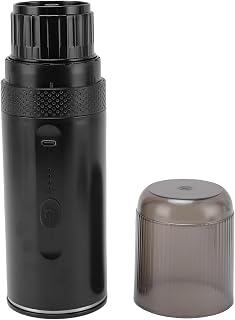 Haofy Portable Coffee Maker Travel Coffee Maker Camping Coffee Maker with 100W Italian Pump Pressure Fast Heat 4 Minutes Wireless Design for Outdoor Car Camping