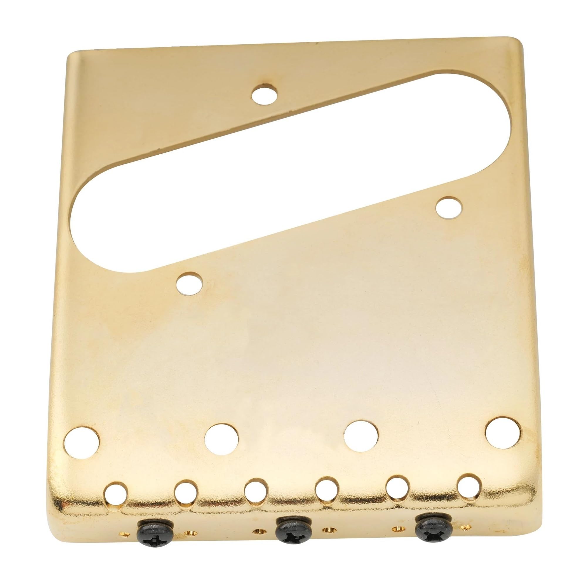 Puente Roscado De 54 Mm Con 3 Silletas Apto Para Guitarras | Puente de guitarra(Gold)