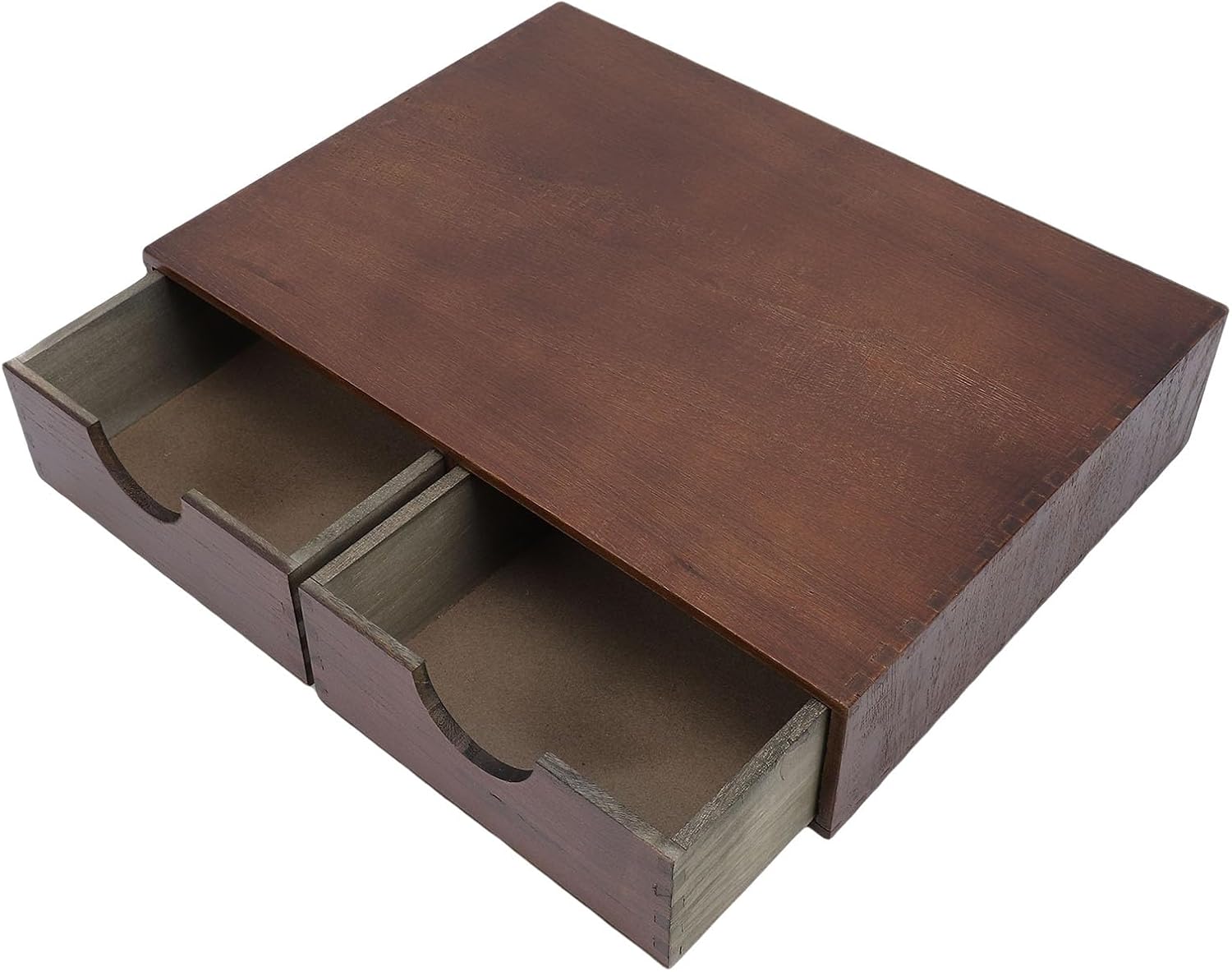 Coffee Capsule Holder Practical Wood Pod Drawer Organizer Stand for Tea Candy Space Saving Kitchen Decor(15.4x11.2x3.3in)