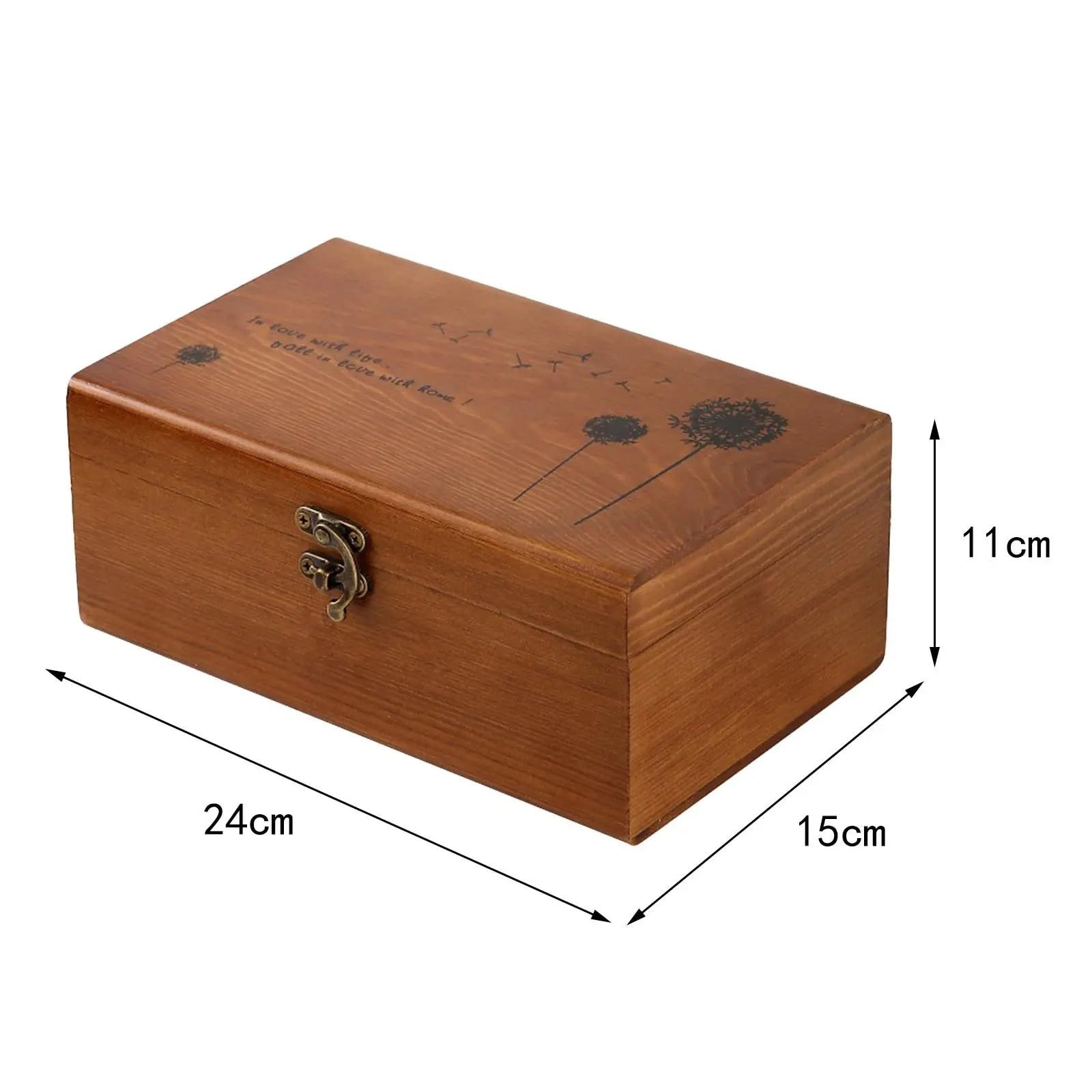 Scatola da cucito in legno, scatola, cestino, vuota, modello vintage, portatile, for cucire
