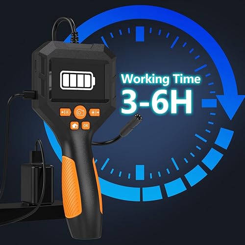 Miniatura 8 de Daxiongmao Boroscopio, cámara endoscopio con luz, endoscopio impermeable IP67, cámara de inspección HD 1080, cámara de boroscopio con luz, cámara de