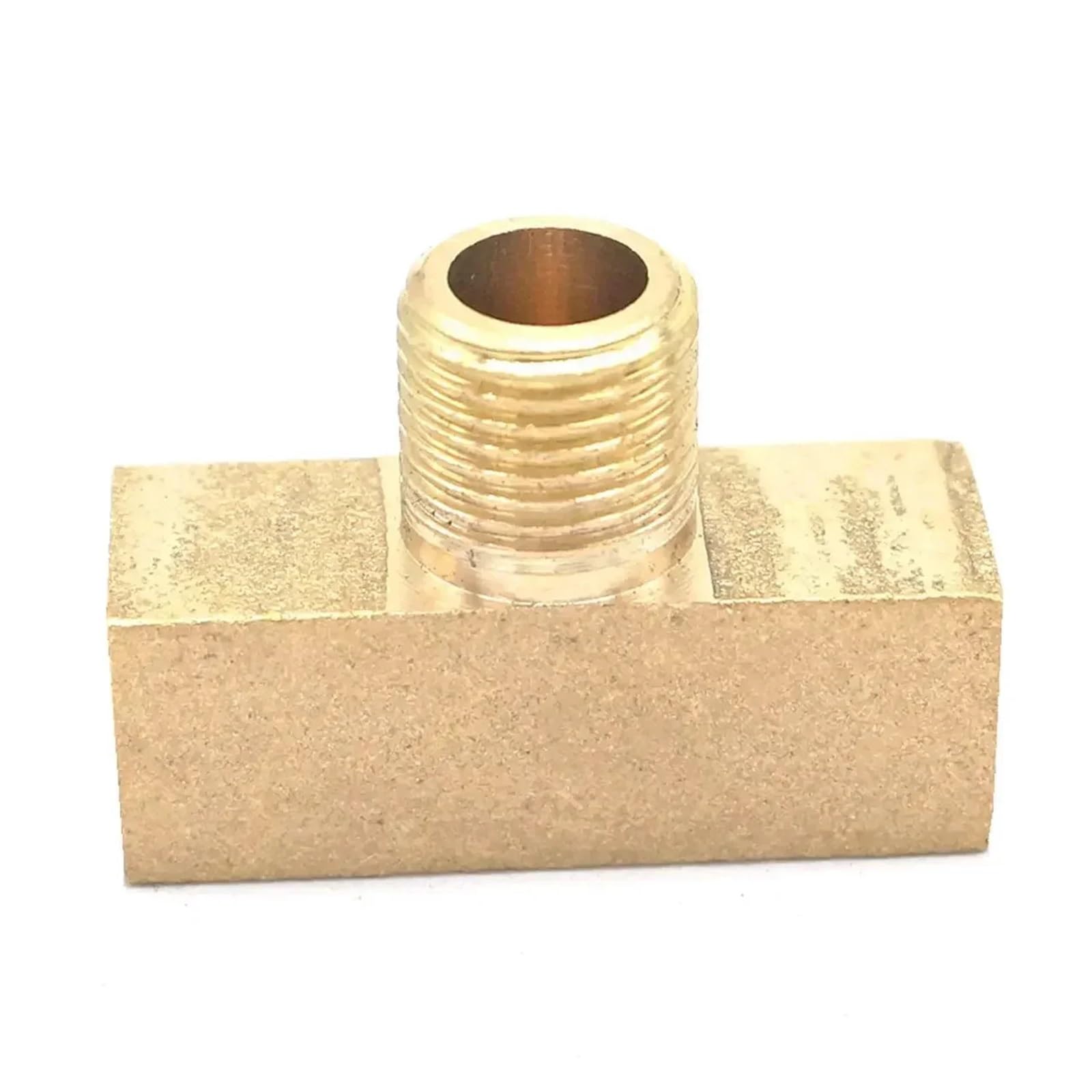 Epaknhgd Men's M10-1I8 Bsp M-M10 1Pc Tee 3 Ways Brass Oil Pipe Fitting