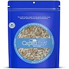 Capsuline - Size 00 Clear Empty Vegetarian Capsules - 100 Count - Registered by Vegan Society - Manufactured in North & South America - Non-GMO Verified