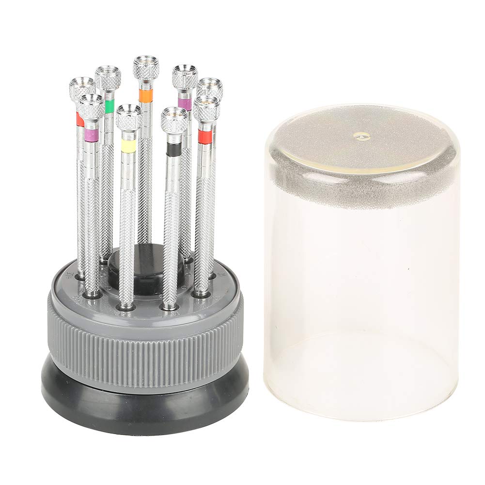 Professional Screwdriver Kit, New 9 pcs Precision Watch Flat Blade Slotted Screwdriver Set Watchmakers Tools