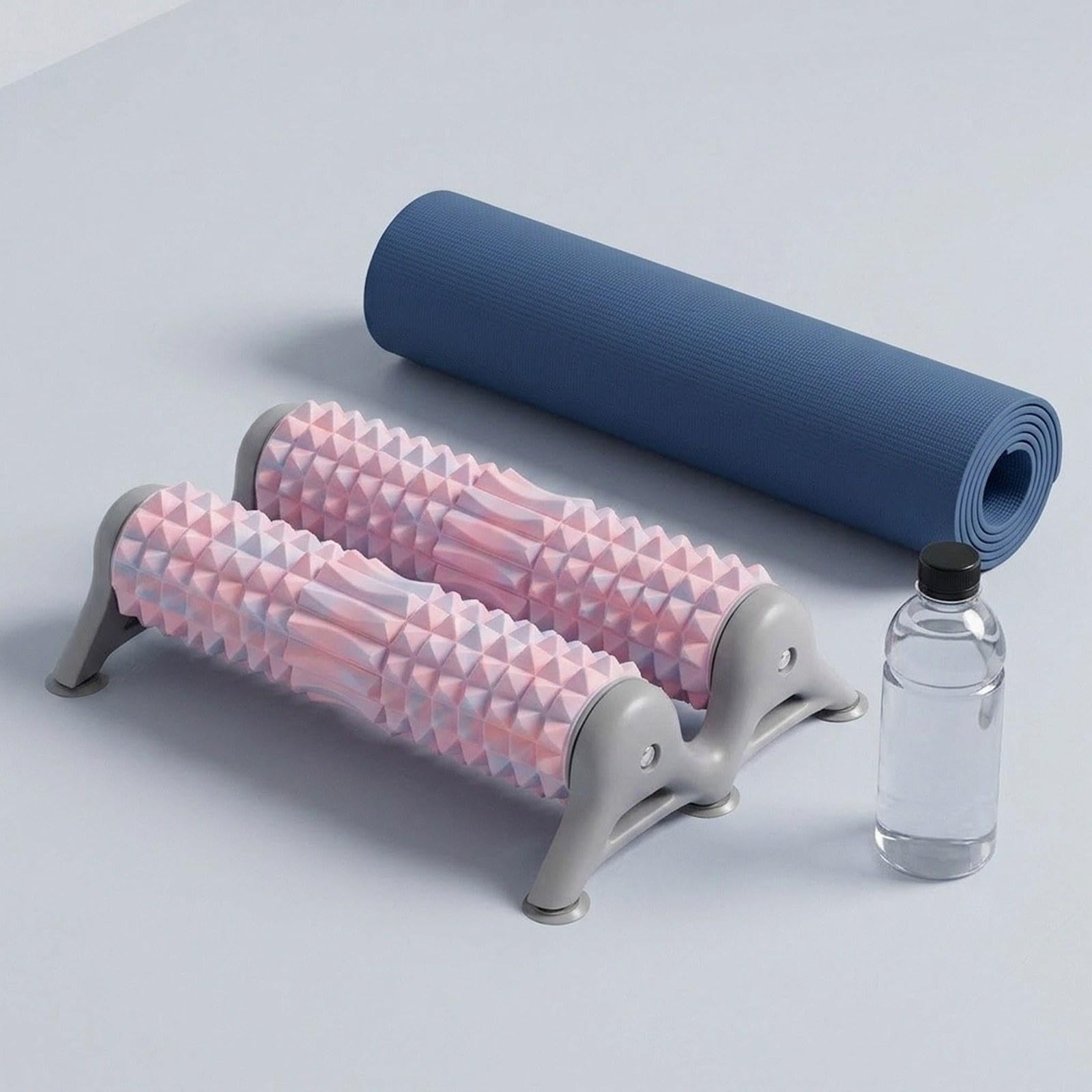 Rodillo de Fitness Pilates Column Foam Roller para Masaje Muscular Profundo Y Entrenamiento del Equilibrio Corporal con Material EVA Sólido, Vistoso