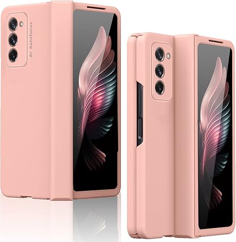 Miimall Funda compatible con Samsung Galaxy Z Fold 2, con bisagras, protector completo, plegable, anticaídas, a prueba de golpes, bisagra protectora