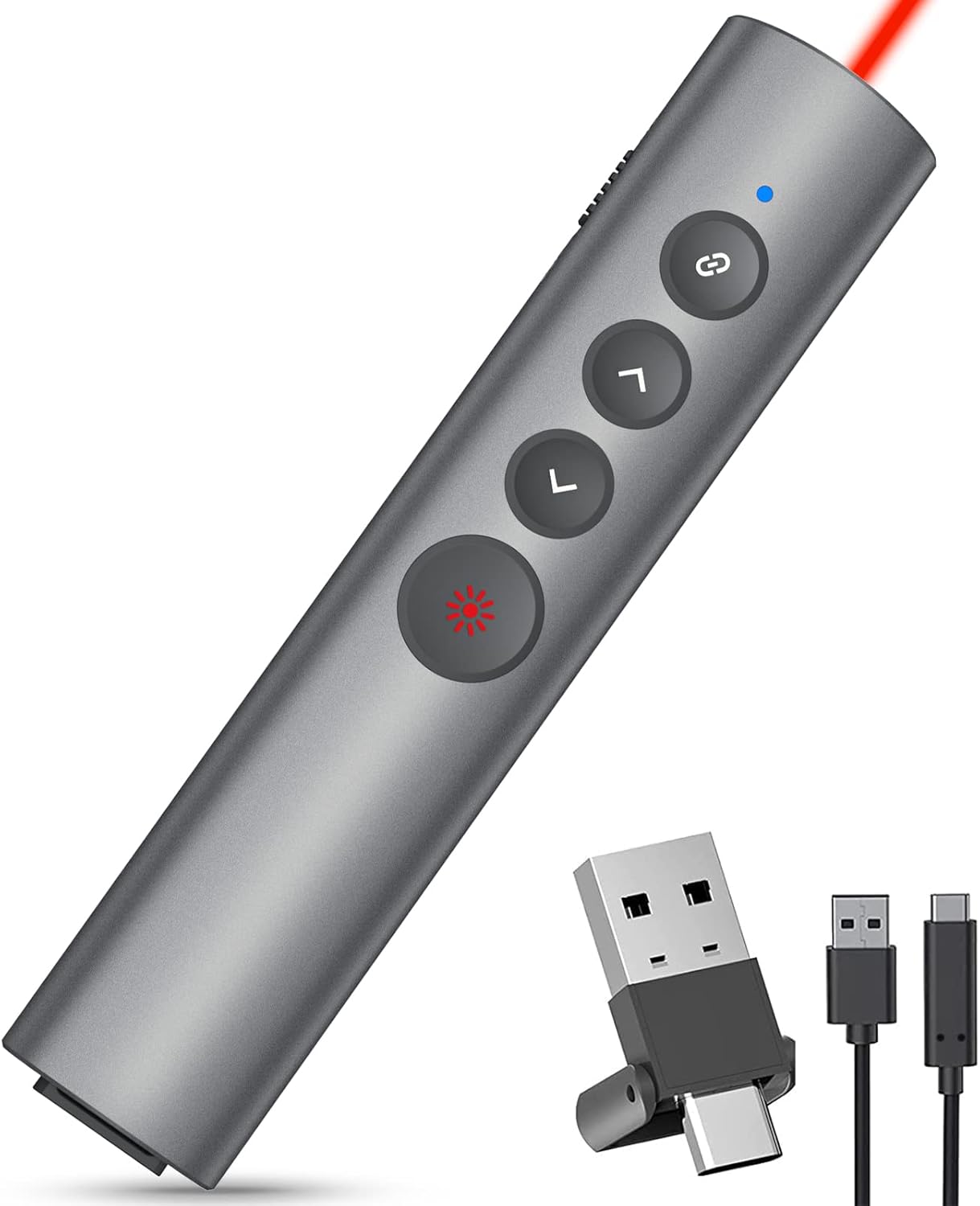 Amazon.com: MIPREZT Rechargeable Presentation Clicker for Powerpoint ...