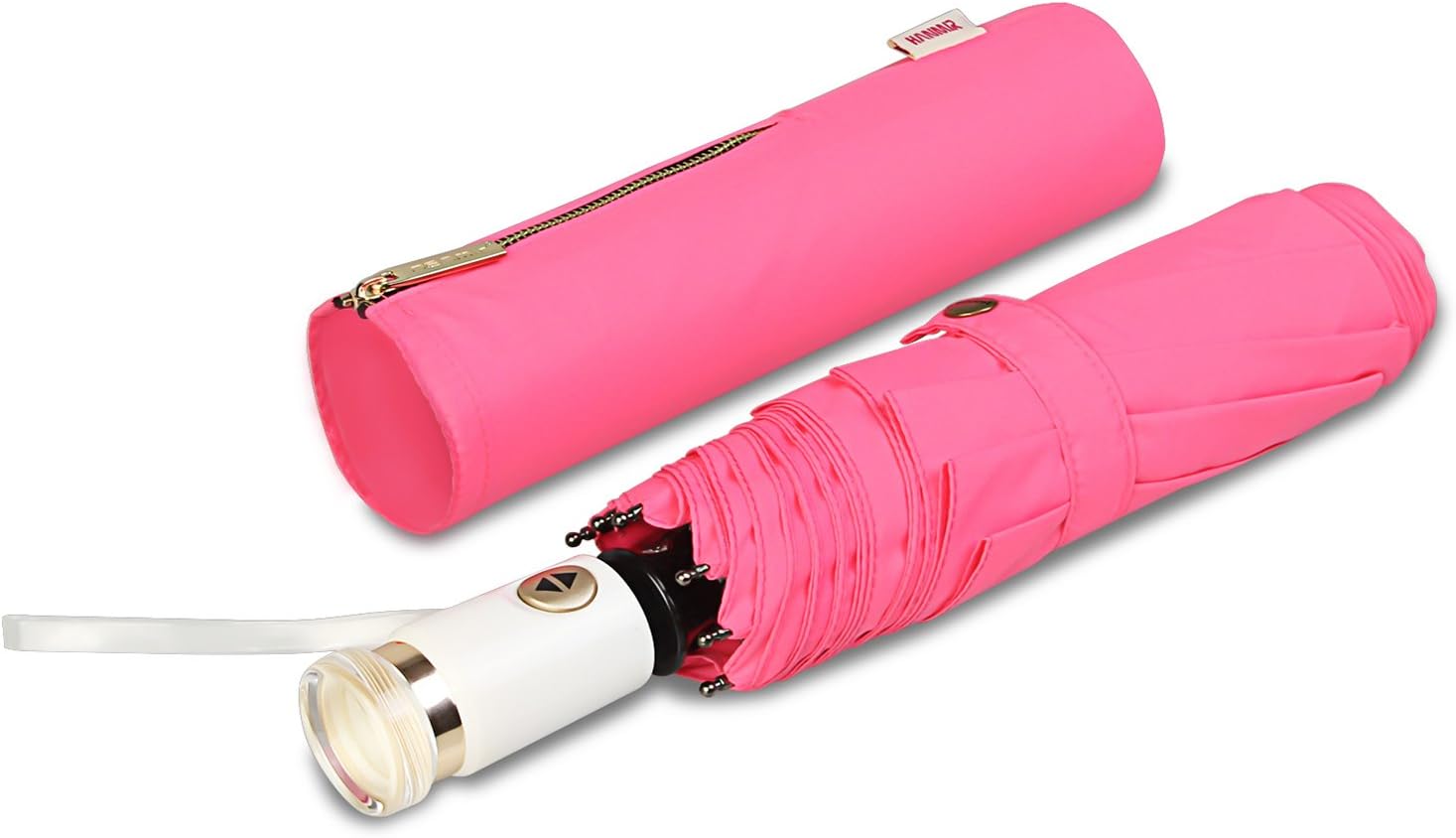 Hanmir Automatic Umbrellas Auto Open and Close for Men and Women Folding Travel Umbrella