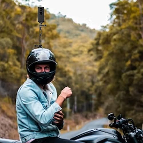 Miniatura 8 de PellKing (12 Pcs) Aluminum Alloy Extension Arm Helmet Mount Kit for for Insta360 One X5X4X3,X2,X,Metal Adapter Helmet Sticker Extension Arm Mount