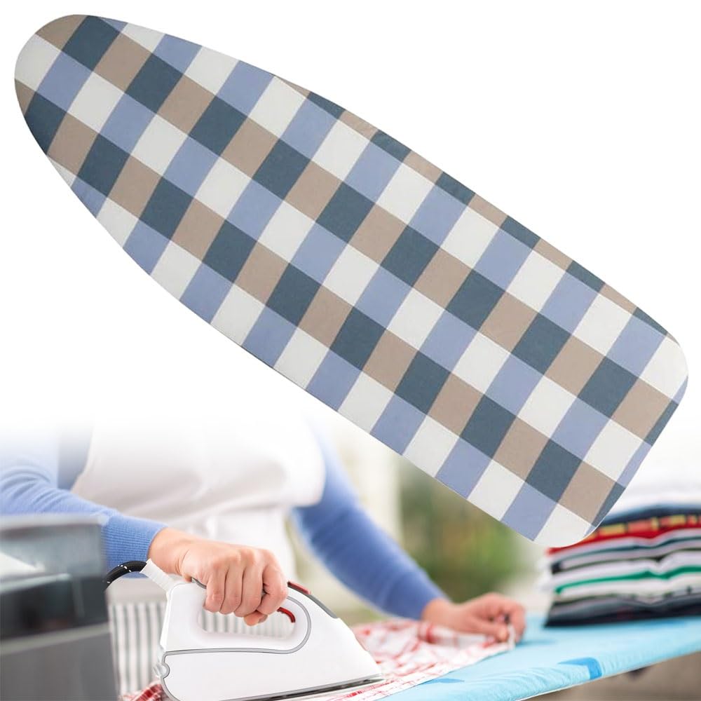 Bügelbrettbezug Heavy Duty gepolstert Bügeleisen, Bügelbrettbezug, Baumwolle, mehrere Größen, mehrfarbig, hitzebeständig(D,Small Ironing Board Cover)