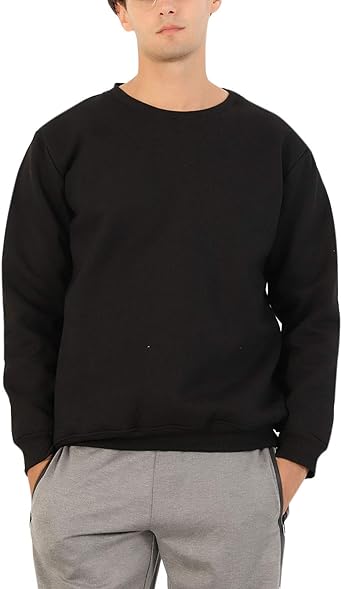 mens fluffy fleece pullover