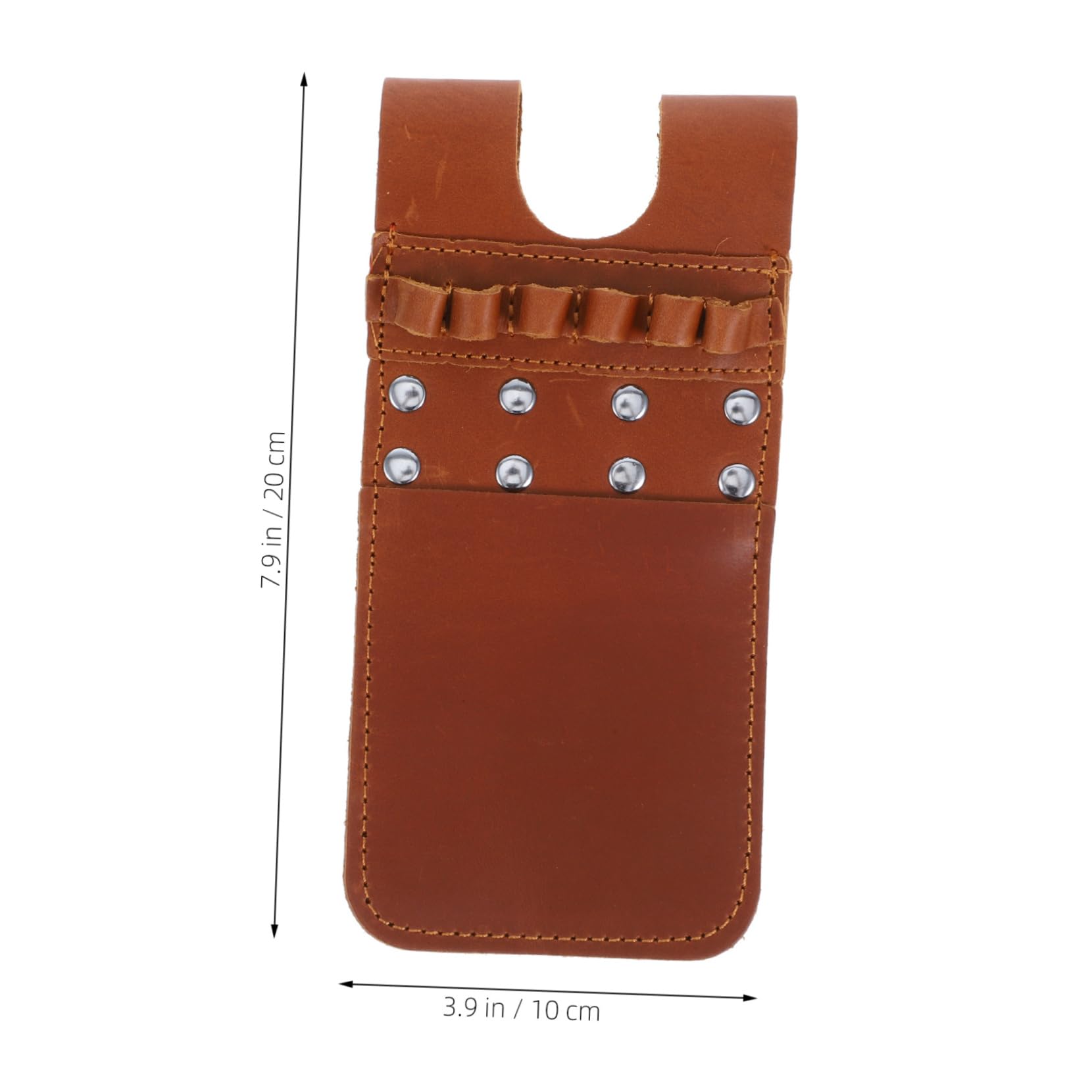 Totority Leather Arrow Bag Waist Arrow Holder Pocket Washable for Outdoor Use