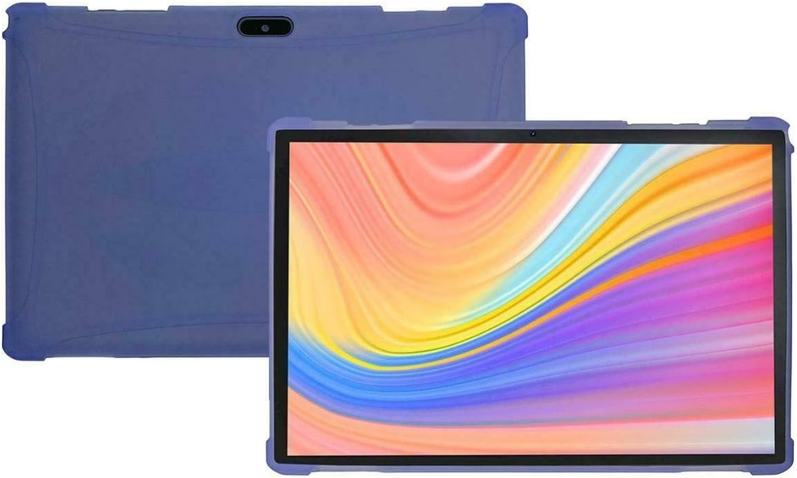 Protective TPU Case Semi-Transparent Cover Compatible with Vankyo MatrixPad S10 Android Tablet 10.1" (2020 Release) (Blue)