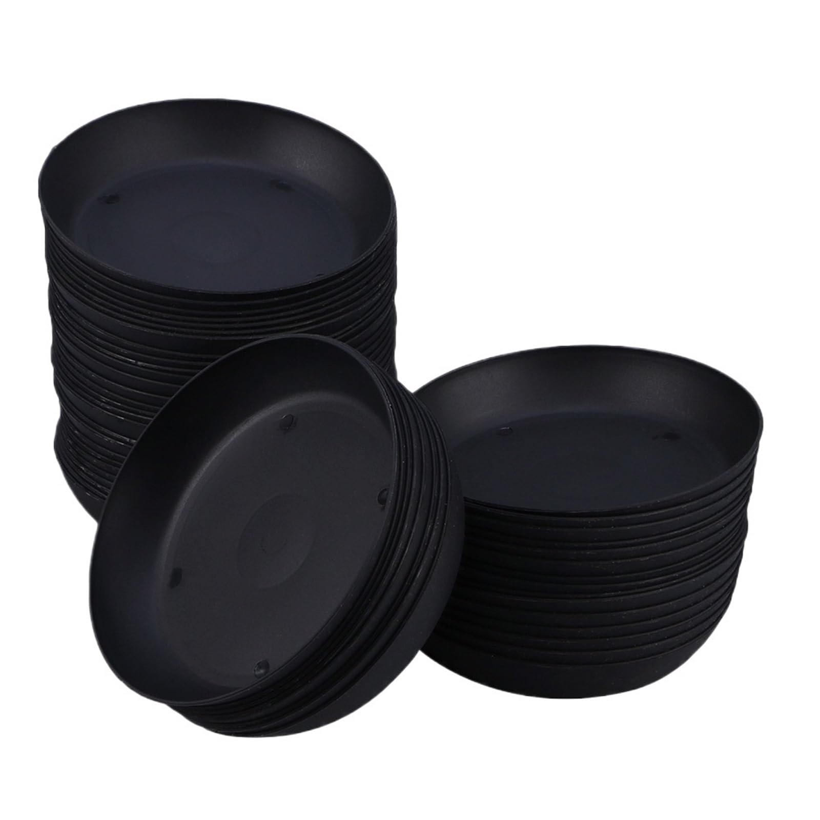 YILWPV 20 Pcs Plastic Flowerpot Drip Tray Plant Pot Saucer Chassis For Planter Garden Balcony
