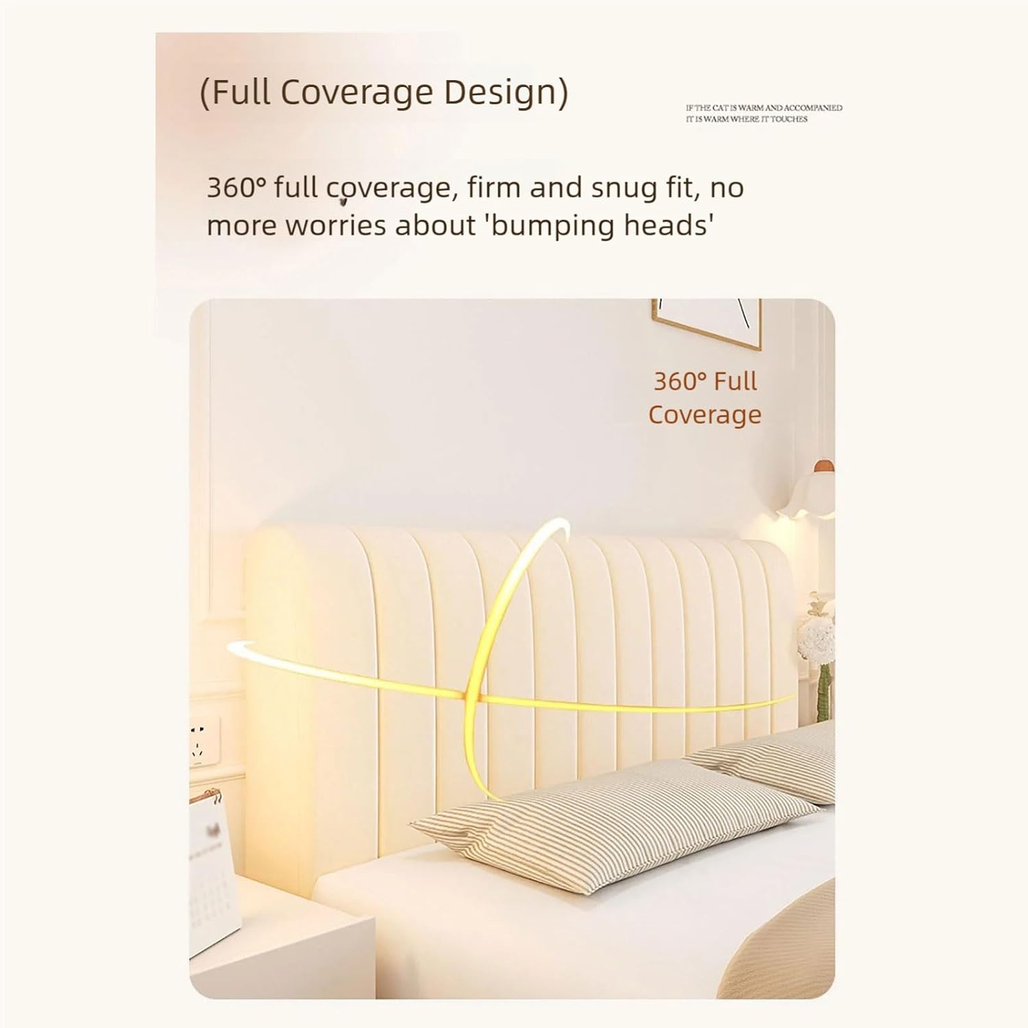 キルティングヘッドボードスリップカバープロテクター - 伸縮性のある防塵ベッドフレームカバー、洗濯しやすいデザイン、寮、寝室、アパー