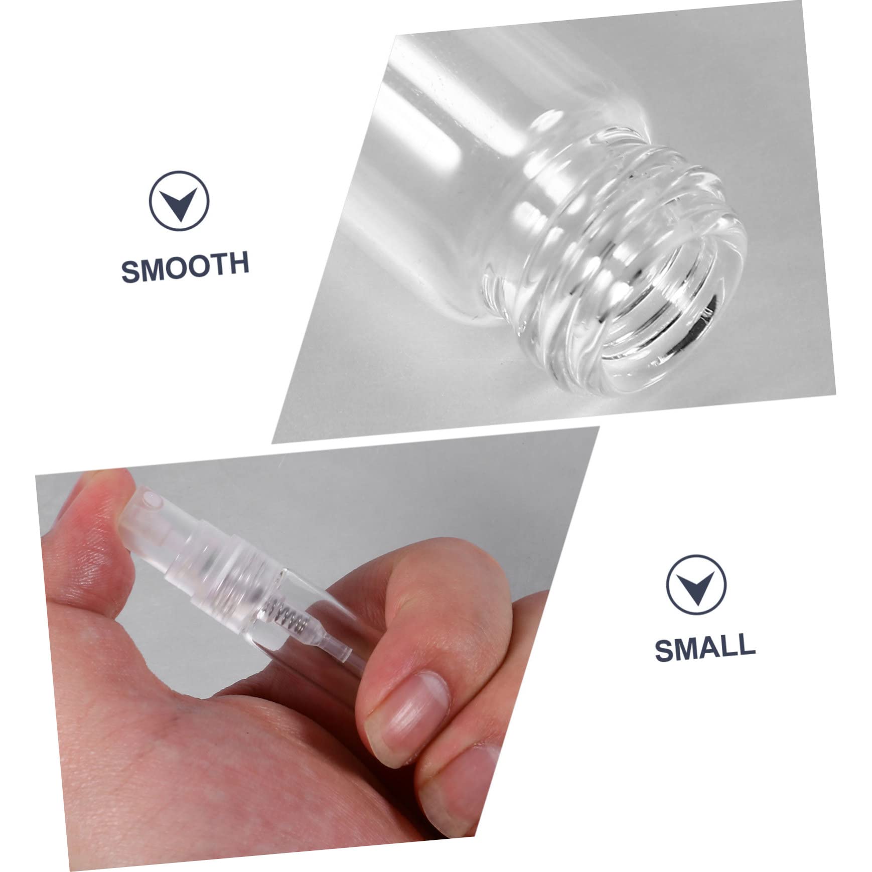 Didiseaon 36pezzi Flacone Vuoto Trasparente da Contenitore Spray in Vetro Riutilizzabile Flacone di Profumo per Campioni e Viaggi