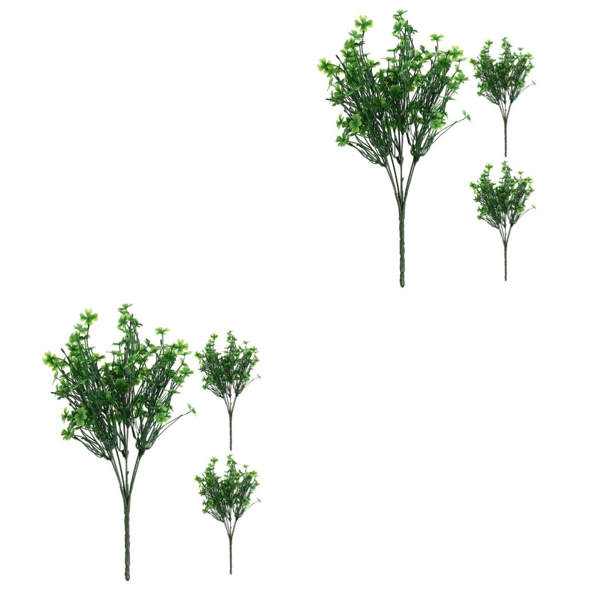 6pezzi Foglie Artificiali Decorativa Con Stelo Piante Finte Per Bouquet Fai Da Te Decorazioni Per Matrimoni e Festività Adatte Per Interni Ed Esterni