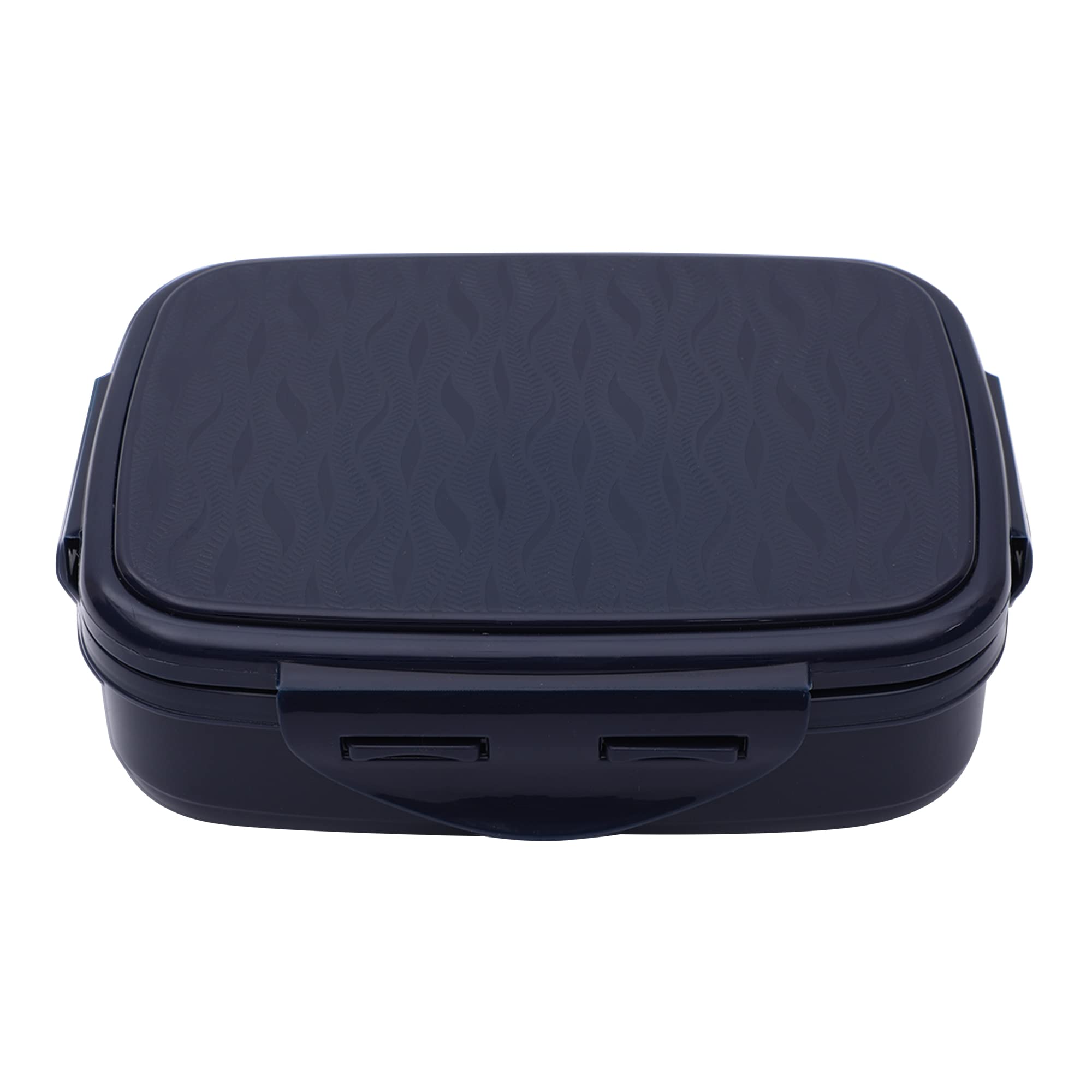JAYPEE Inner Stainless Steel Insulated Lunch Box Wavesteel Jr. Dark Blue, 500 ml, Airtight Tiffin Box for School Kids |Spillproof with Silicon Seal |Food Grade | BPA Free