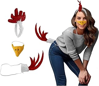 Adult Rooster Chicken Costume Kit - Costume Accessory Set