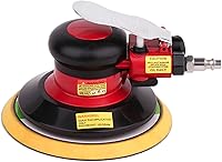 Vista 9 de Lijadora de palma orbital aleatoria de aire profesional, lijadora neumática de doble acción, baja vibración, alta resistencia