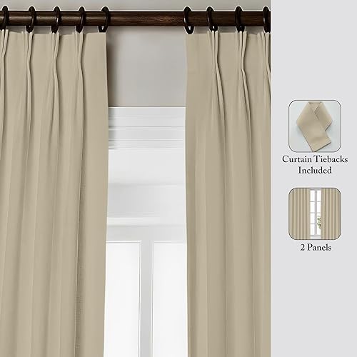 Miniatura 2 de Magic Drapes decoración para el hogar Cortinas opacas de poliéster con aislamiento térmico que bloquean la luz y reducen el ruido, de eficiencia