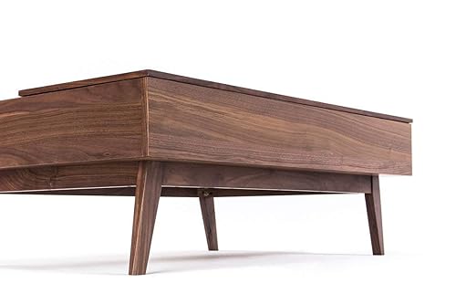 Miniatura 4 de Edge Supply Hoja de chapa de madera de nogal corte plano, 24 x 96 pulgadas, parte trasera de papel de 10 mil, cara de chapa de grado "A" - Hoja de