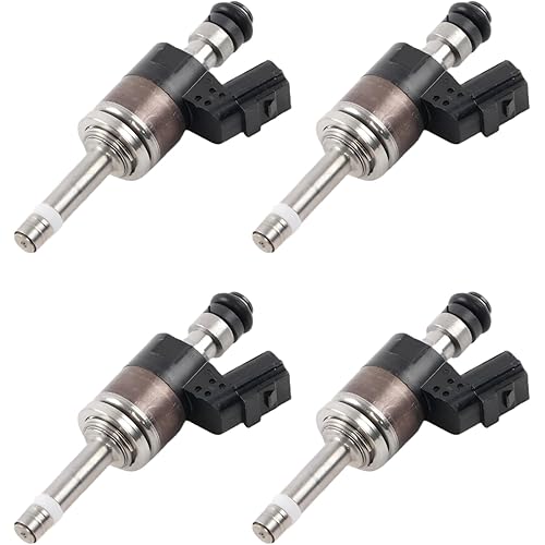 Upgraded Fuel Injector Set 4Pcs 6 Holes, Compatible with 2016-2021 Honda Civic Accord CR-V 1.5L L4 Engine, Replace# 160105PA305