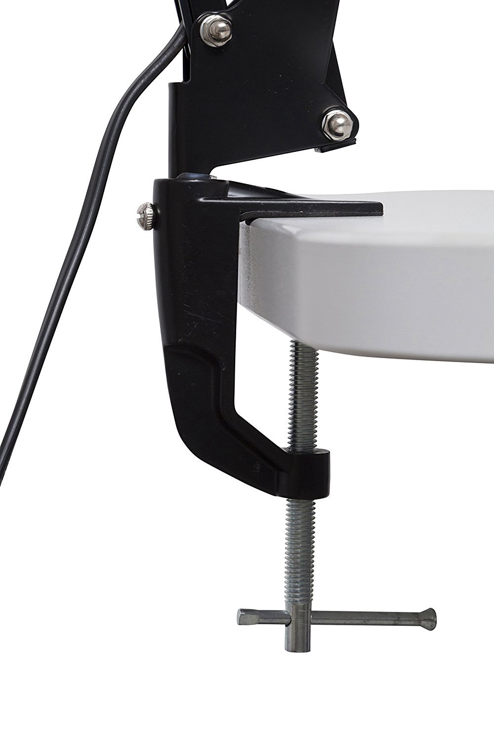 Maul Schreibtischlampe MAULstudy (Schwarz), Design Klemmleuchte Metall, Inklusive Qualitäts LED - Leuchtmittel, 470lm 2700K 15000h