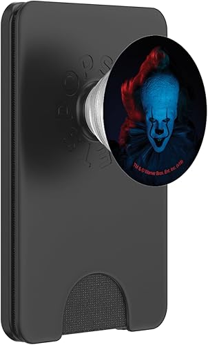 Miniatura 7 de IT Capítulo 2 Azul Pennywise PopSockets agarre y soporte para teléfonos y tabletas, Negro