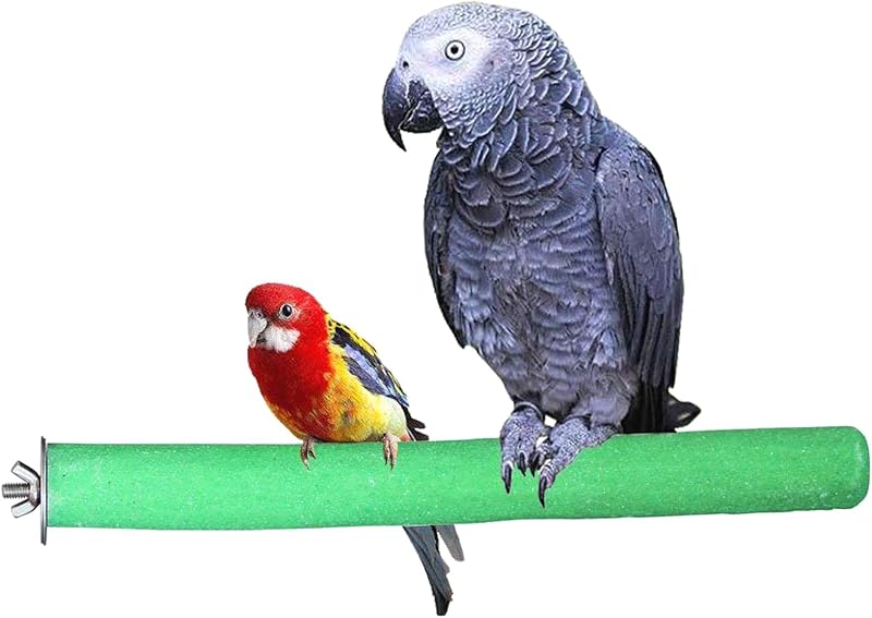 Poleiro de madeira natural com superfície áspera para aves KINTOR CW057-M