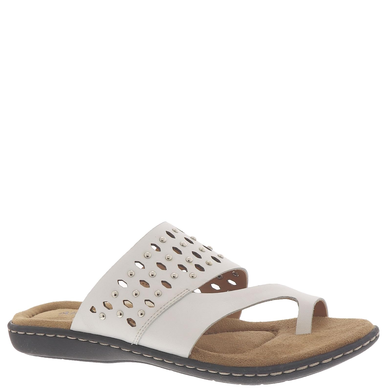 ARRAY Women's Catalina Leather Slip-On Sandal with Studs