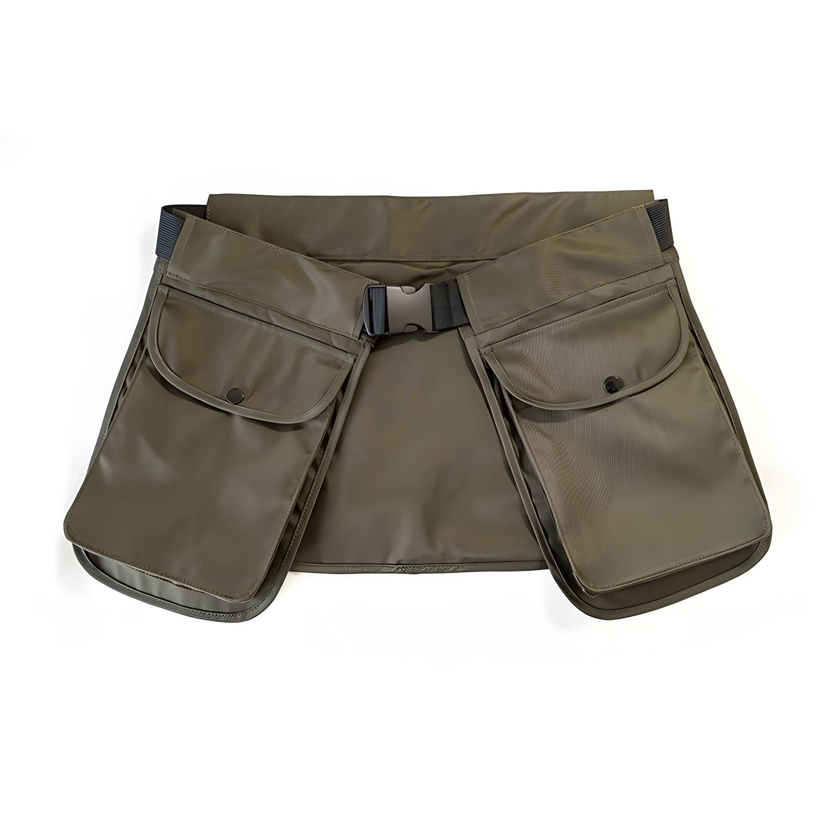 Multi-Pocket Waist Bag Large Capacity Waist Pack Zipper Closure Fanny Pack for Climbing, Cycling, Construction Site, Army Green-image-48
