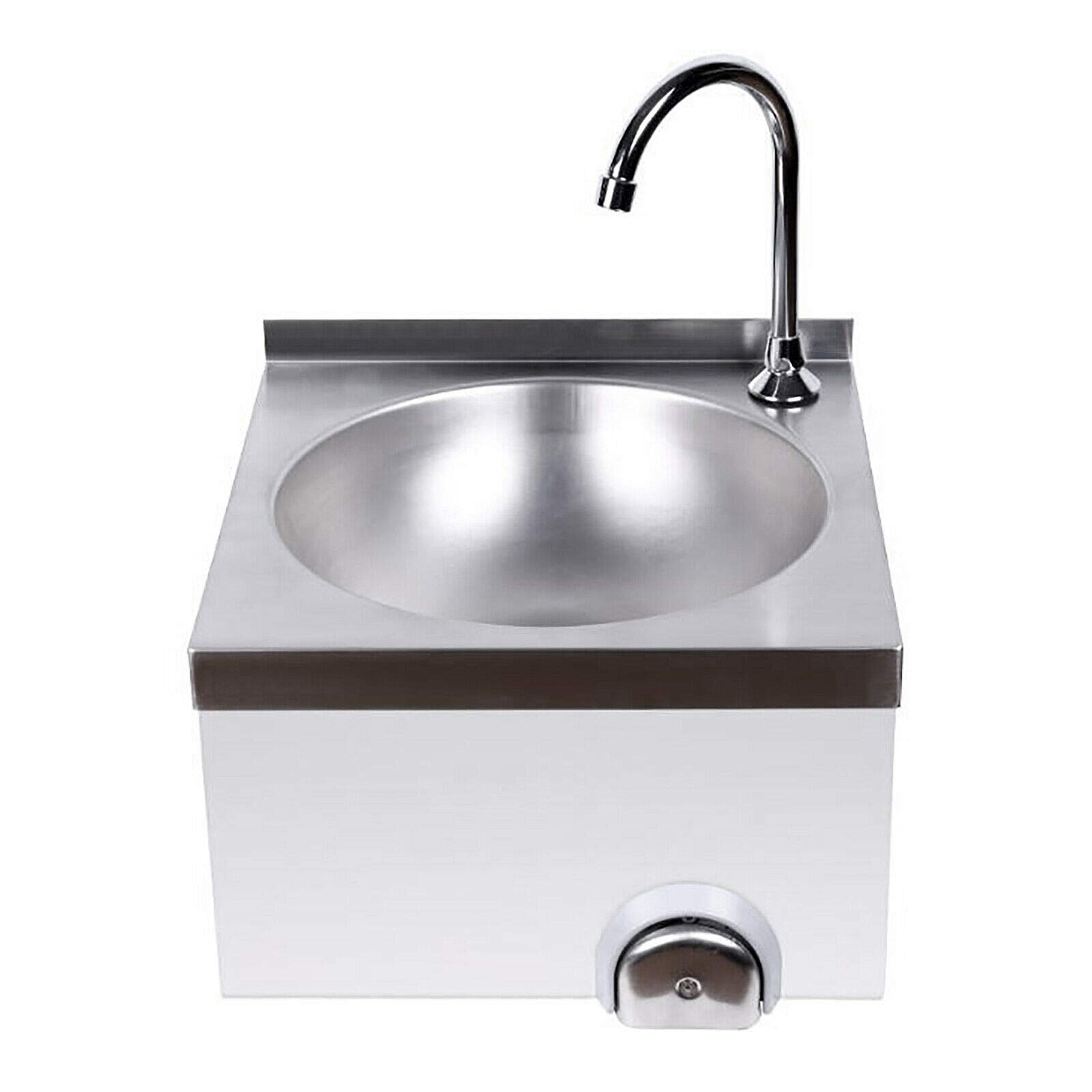 Buy ROMYIX Commercial Kitchen Knee Operated Hand Wash Sink Stainless