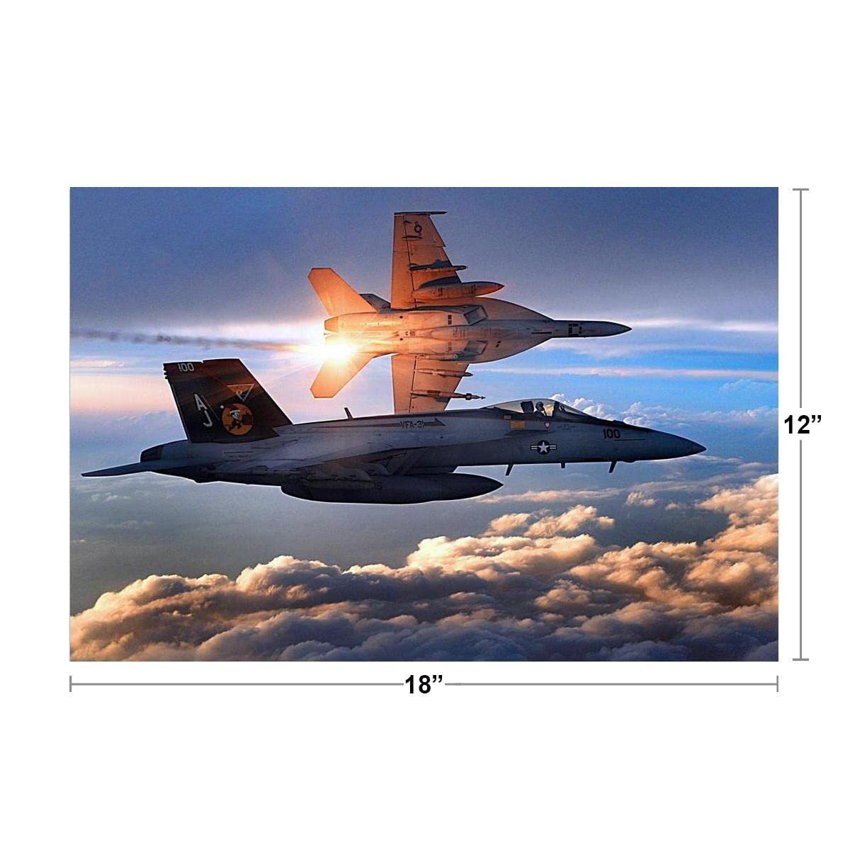 Amazon.com: FA 18E Super Hornet Photo Photograph Airplane Aircraft