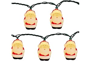 Abeja Christmas Santa String Lights: Create an Enchanting Winter Wonderland with Festive Santa Claus Illuminations