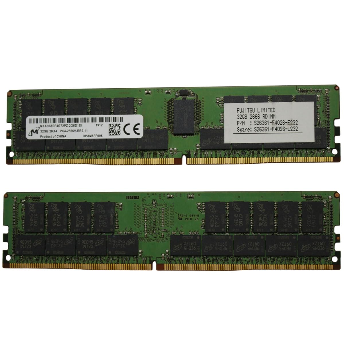 Amazon.co.jp: micron 32GB 2RX4 PC4-2666V-RB2-11 MTA36ASF4G72PZ