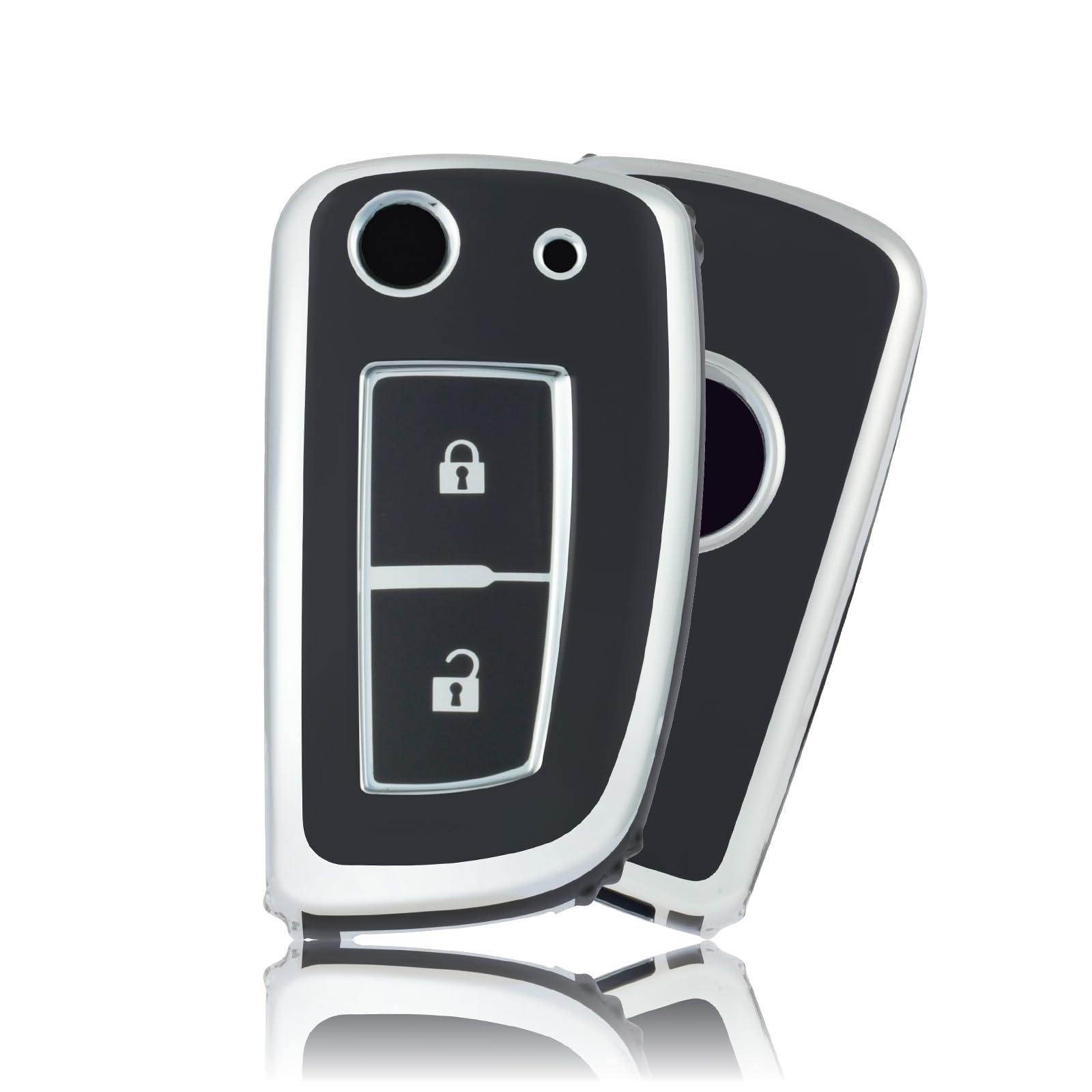 Étui Clé Voiture Nissan - Protection 360° - Compatible Qashqai, X-Trail, Juke... - Bleu Or - TPU Souple