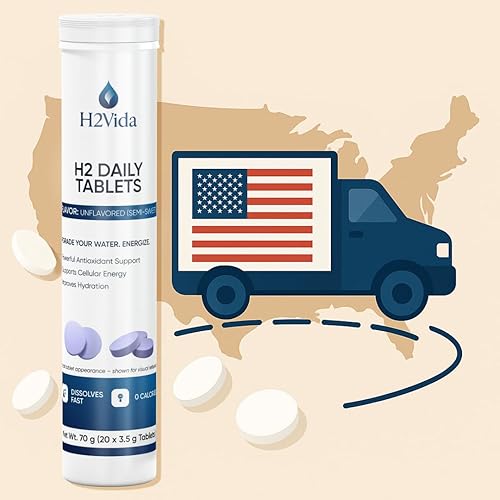 Miniatura 4 de Tabletas de agua de hidrógeno  Suplemento de magnesio para energía, desintoxicación, hidratación y concentración  Potenciador de energía  1 paquete