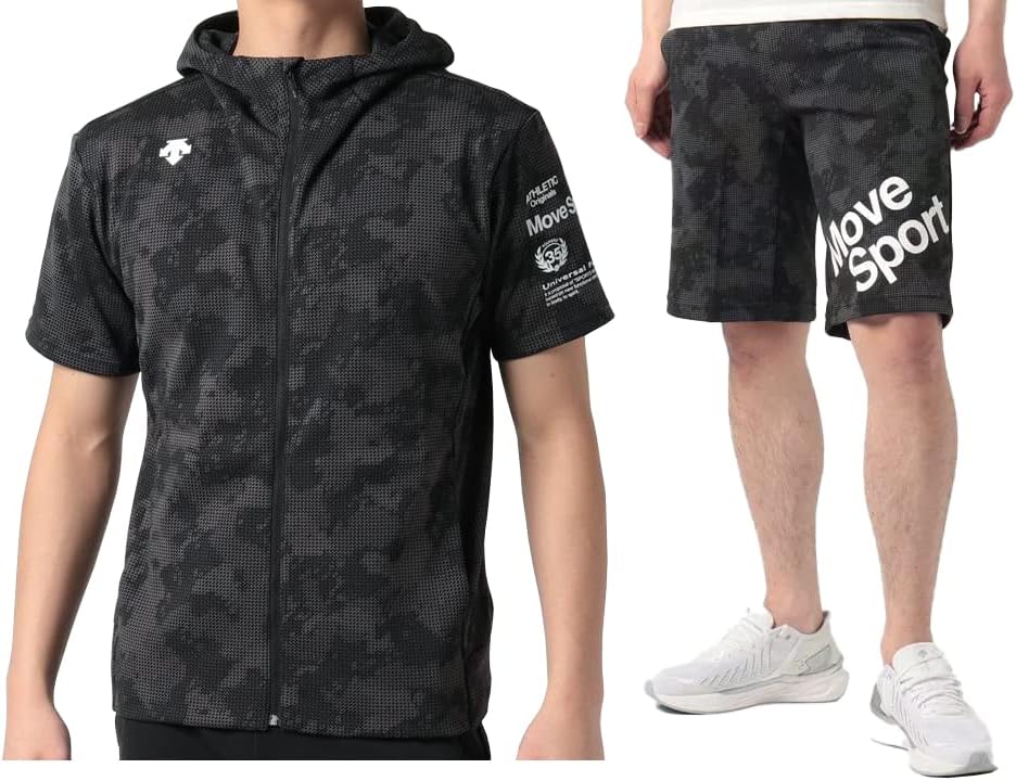 Amazon | [デサント] Move Sport S.F.TECH グラフィック スウェット