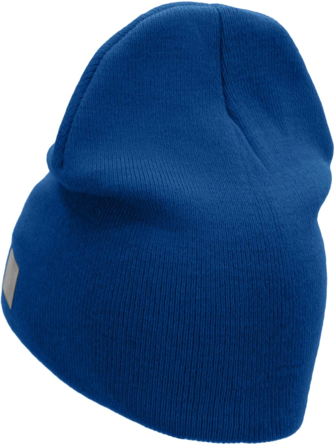 Navy Military Embroidered Short Beanie Made in USA