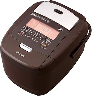 アイリスオーヤマ IH炊飯器 5.5合 ブラウン IH式 炊飯器 銘柄炊き分け機能 極厚火釜 玄米 茶色 デザイン RC-IH50-T