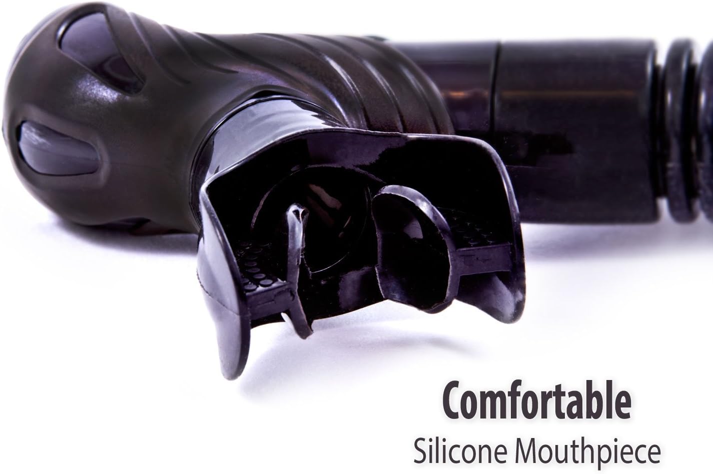 Kraken Aquatics Dry Snorkel with Comfortable Silicone Mouthpiece and