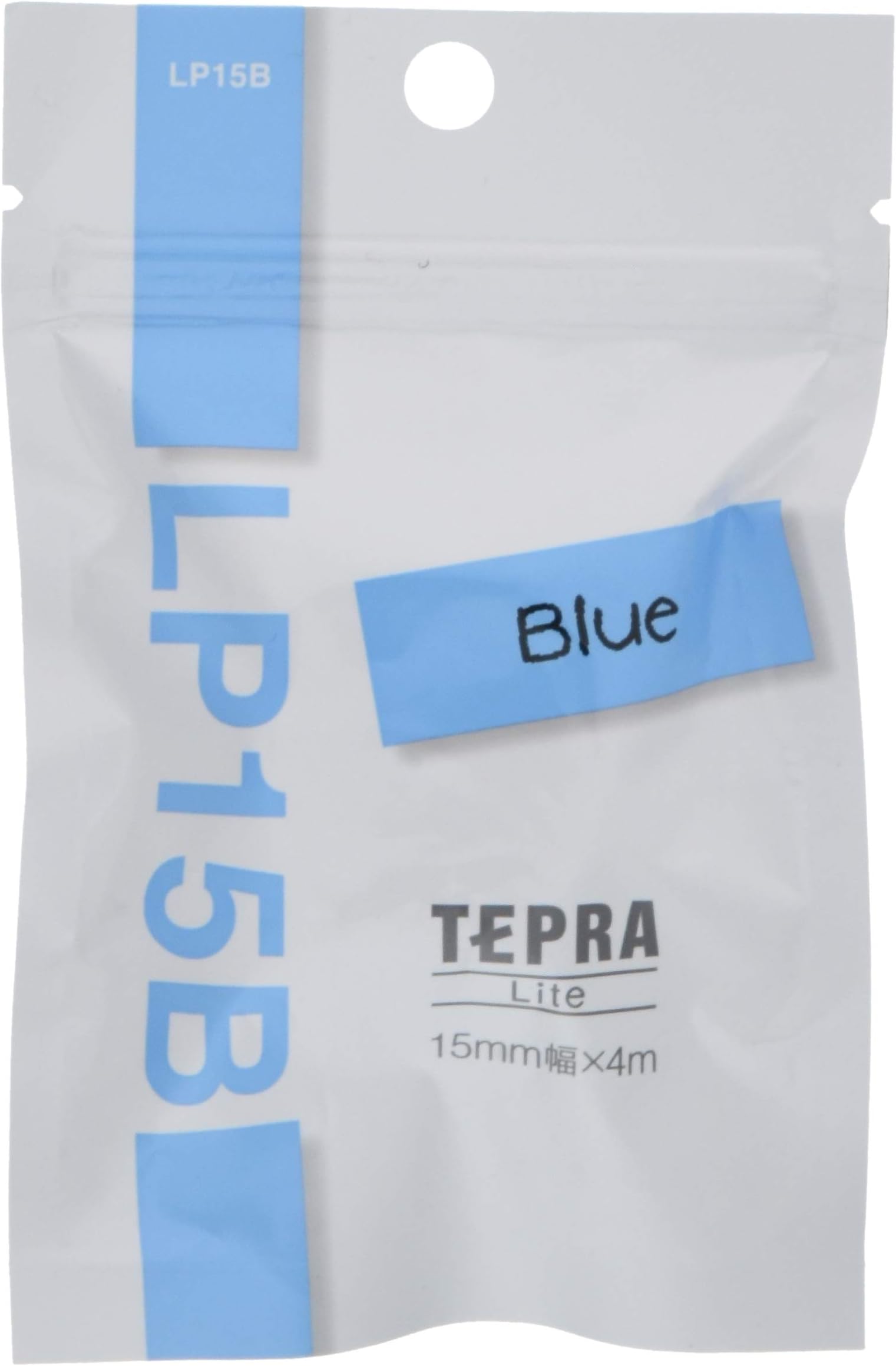 King Jim Tepra LP15B Lite Tape, Blue