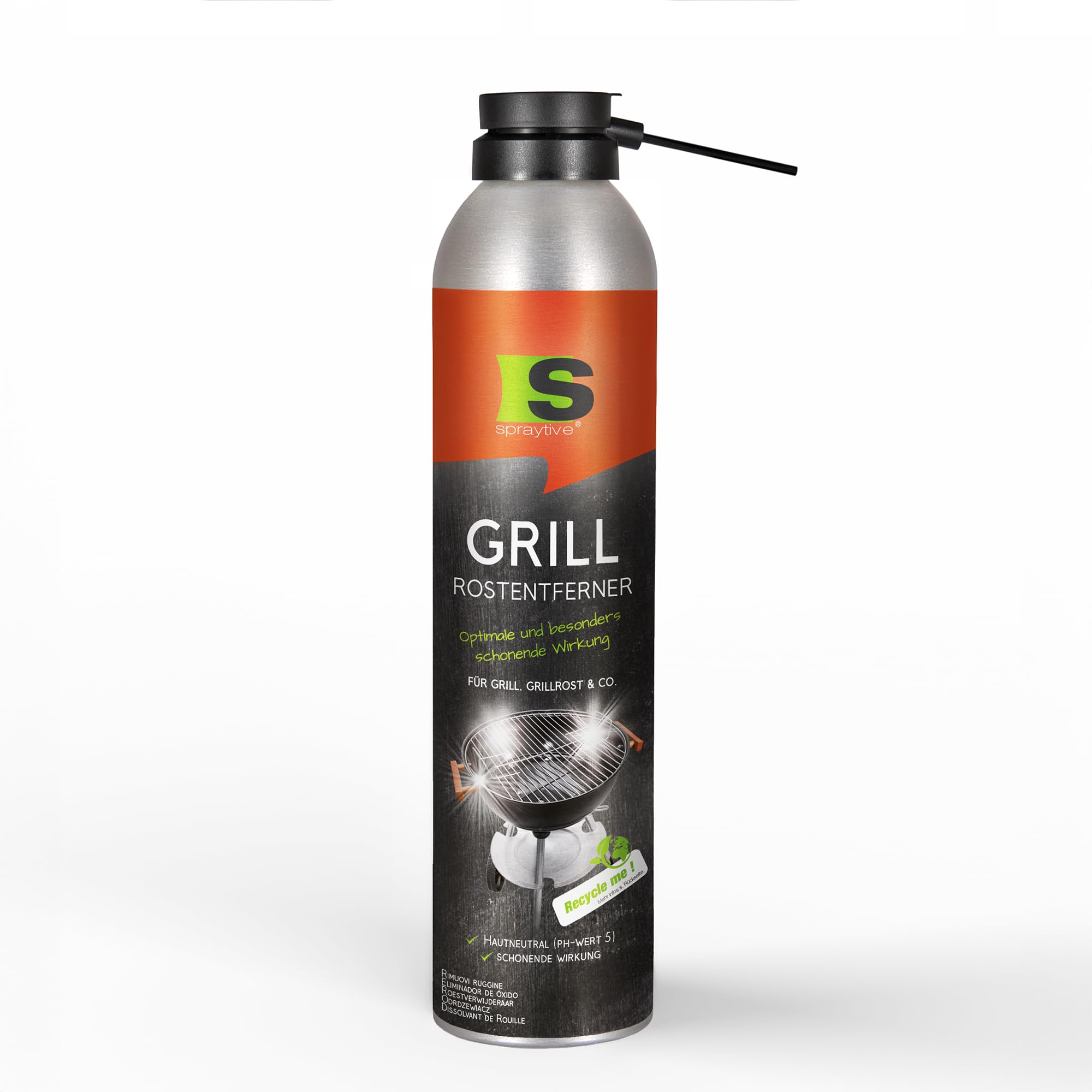 Lot de 2 sprays anti-rouille 2 en 1 300 ml protection longue durée pour grille de barbecue