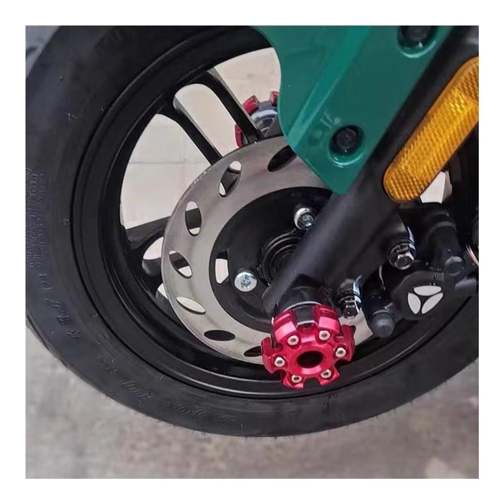 Cursori di protezione dagli urti per forcella universale per moto Protezione per telaio in alluminio Copriruota esagonale