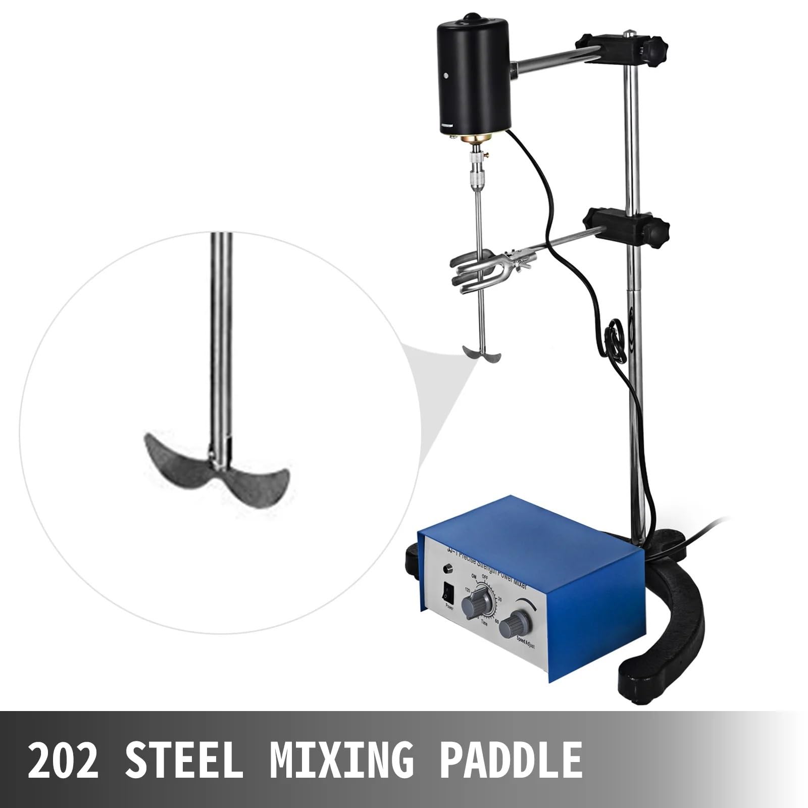 Agitador magnético, Agitador eléctrico de cabeza 3000 RPM, mezclador magnético, vórtice, agitador for laboratorio químico, biológico y médico