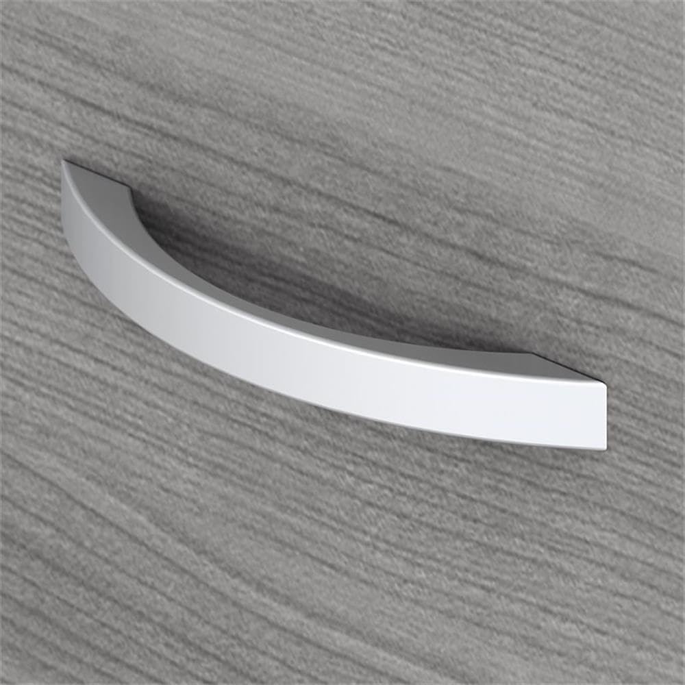 Bush Business Furniture Studio C Collection Desk, Return, Hutch and 3 DWR Mobile Pedestal, Platinum Gray