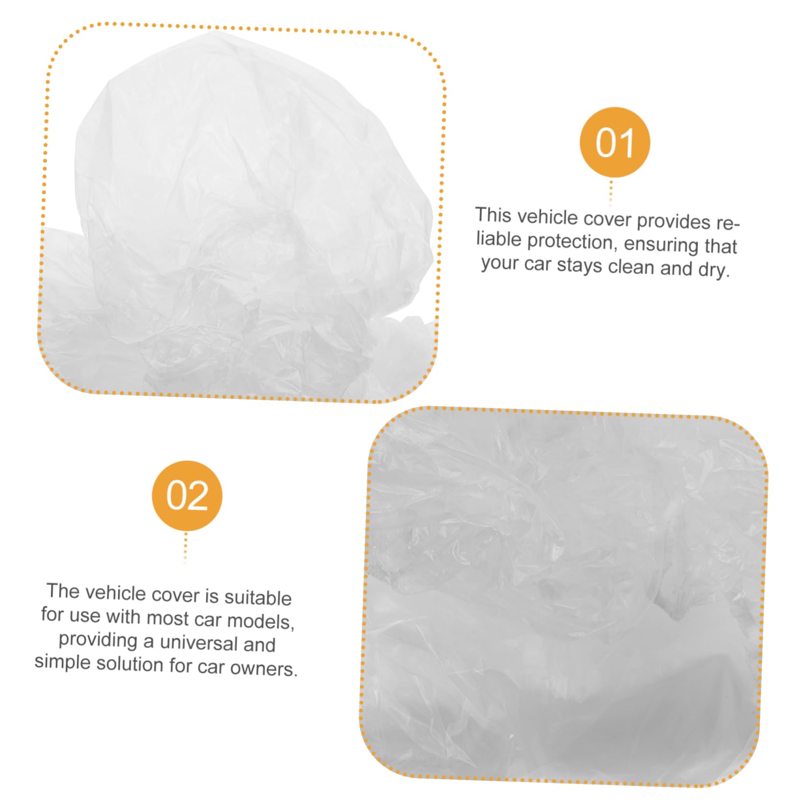 BUGUUYO Automotive Weatherproof Cover Car Covers for Weather Quick Install Car Antifreeze Shield — view 6