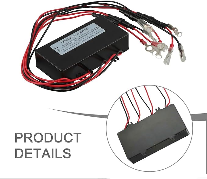 Equalizador para balance de batería 2x12V con display LED miniatura 4